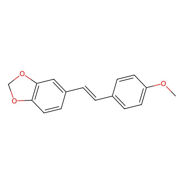 2D Structure of 5-[(E)-2-(4-methoxyphenyl)ethenyl]-1,3-benzodioxole