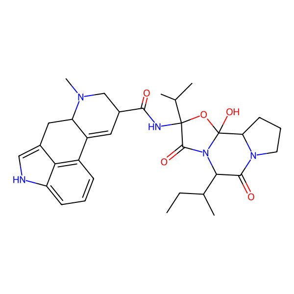 2D Structure of 5'-epi-beta-Ergocryptine