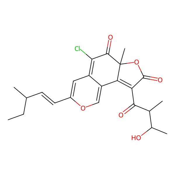 2D Structure of 5'-Epichaetoviridin A
