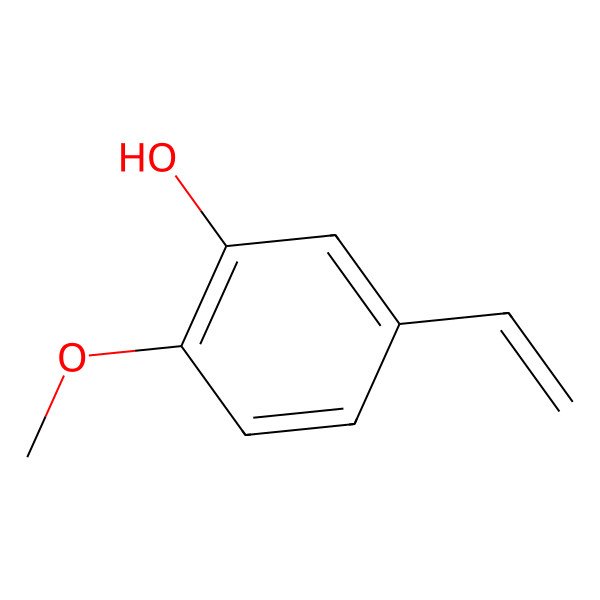 2D Structure of 5-Ethenyl-2-methoxyphenol