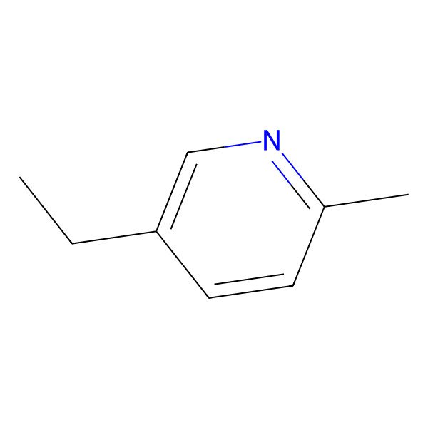 2D Structure of 5-Ethyl-2-methylpyridine