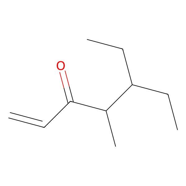 2D Structure of 5-Ethyl-4-methylhept-1-en-3-one