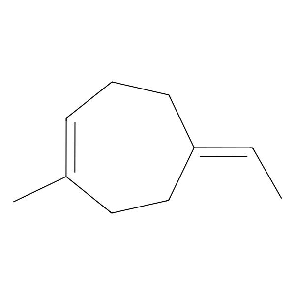 2D Structure of 5-Ethylidene-1-methylcycloheptene 2D Structure of 5-Ethylidene-1-methylcycloheptene