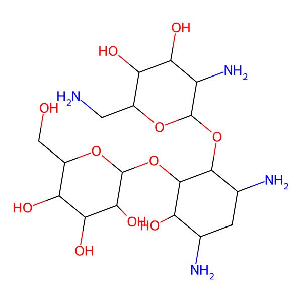 2D Structure of 5-Glucosyl-neamine