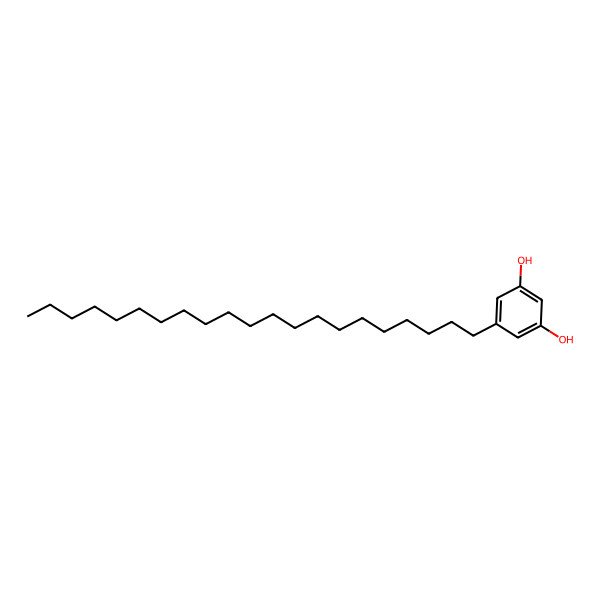 2D Structure of 5-Henicosylbenzene-1,3-diol 2D Structure of 5-Henicosylbenzene-1,3-diol