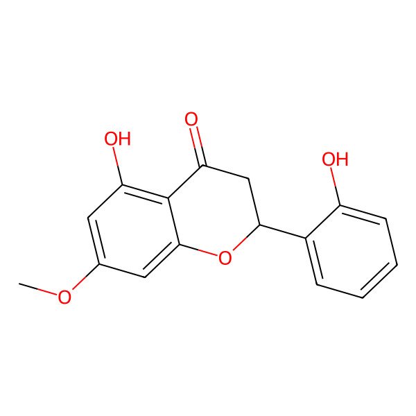 2D Structure of 5-Hydroxy-2-(2-hydroxyphenyl)-7-methoxy-2,3-dihydrochromen-4-one 2D Structure of 5-Hydroxy-2-(2-hydroxyphenyl)-7-methoxy-2,3-dihydrochromen-4-one