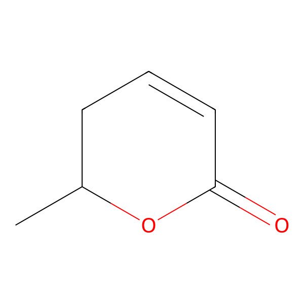 2D Structure of 5-Hydroxy-2-hexenoic acid lactone 2D Structure of 5-Hydroxy-2-hexenoic acid lactone