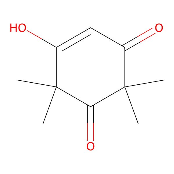 2D Structure of 5-Hydroxy-2,2,6,6-tetramethyl-4-cyclohexene-1,3-dione