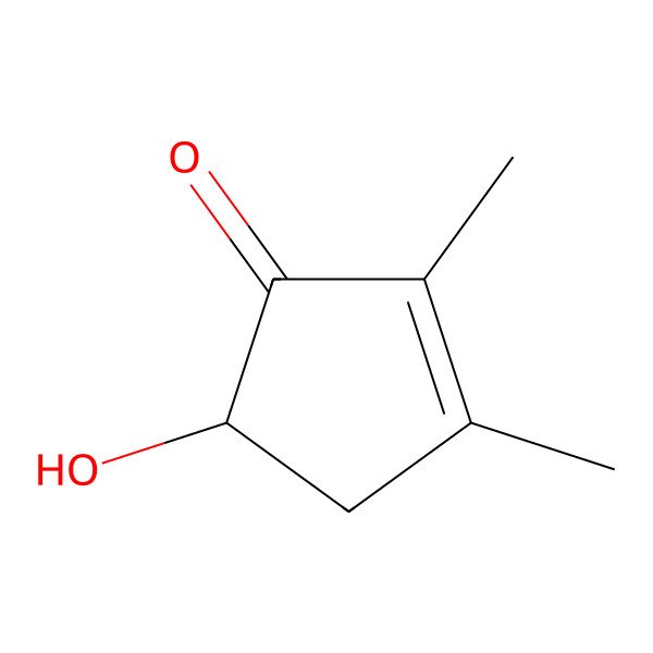 2D Structure of 5-Hydroxy-2,3-dimethylcyclopent-2-enone