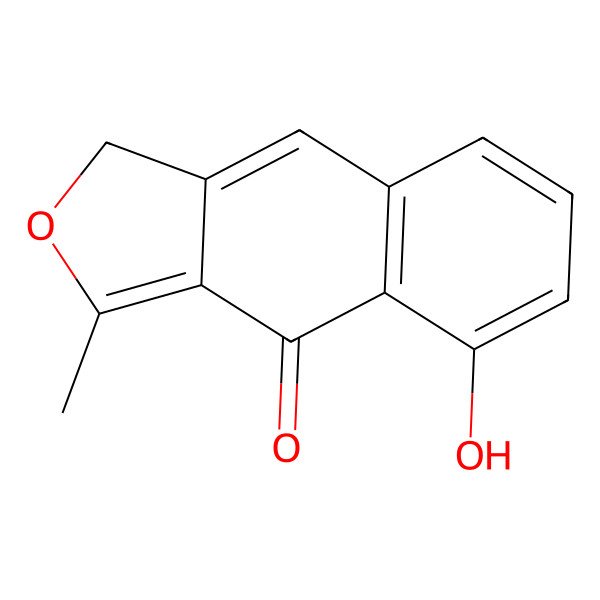 2D Structure of 5-hydroxy-3-methyl-1H-benzo[f][2]benzofuran-4-one