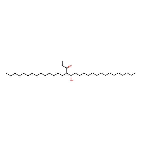 2D Structure of 5-Hydroxy-4-tetradecylicosan-3-one