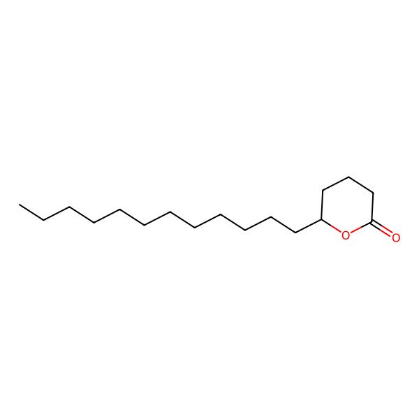 2D Structure of 5-Hydroxy-heptadecanoic acid, delta-lactone 2D Structure of 5-Hydroxy-heptadecanoic acid, delta-lactone