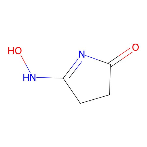 2D Structure of 5-(hydroxyamino)-3,4-dihydropyrrol-2-one