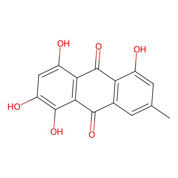 2D Structure of 5-Hydroxyemodin