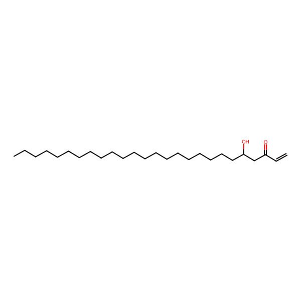 2D Structure of 5-Hydroxyhexacos-1-en-3-one