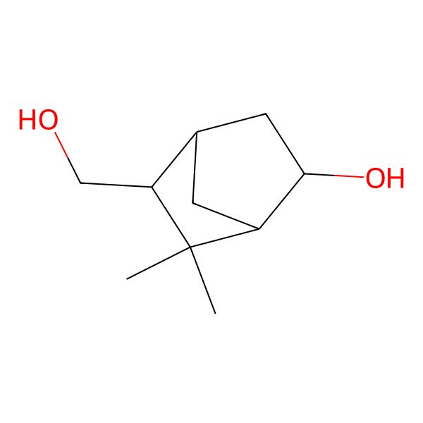 2D Structure of 5-(Hydroxymethyl)-6,6-dimethylbicyclo[2.2.1]heptan-2-ol