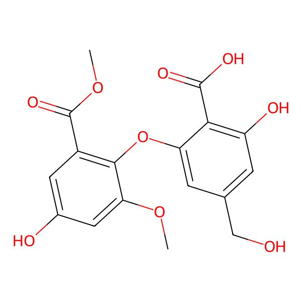 2D Structure of 5-Hydroxymethylasterric acid
