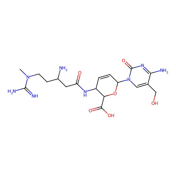 2D Structure of 5-Hydroxymethylblasticidin S