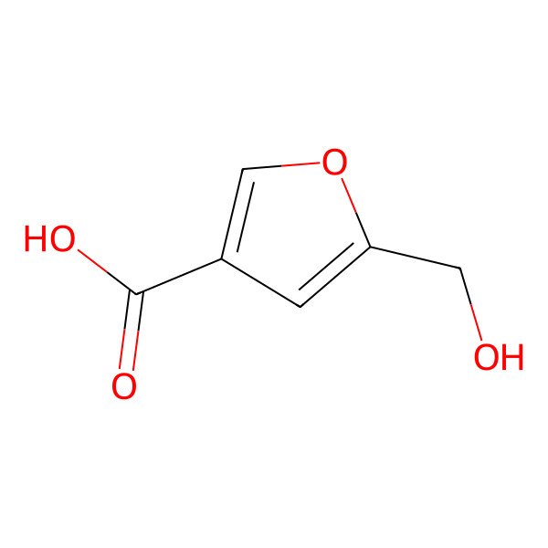 2D Structure of 5-Hydroxymethylfuran-3-carboxylic acid