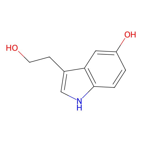 2D Structure of 5-Hydroxytryptophol