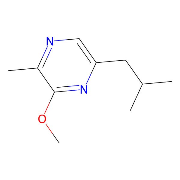 2D Structure of 5-Isobutyl-3-methoxy-2-methylpyrazine