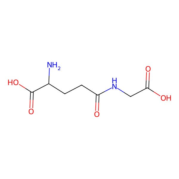 2D Structure of gamma-Glu-Gly