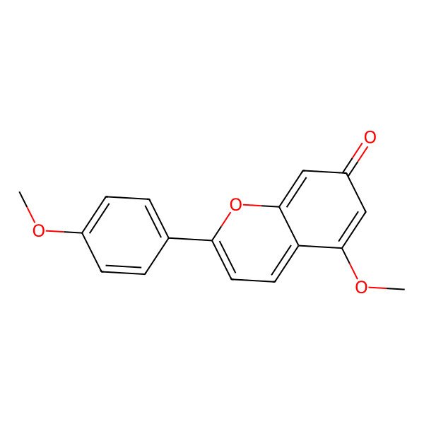 2D Structure of 5-Methoxy-2-(4-methoxyphenyl)chromen-7-one