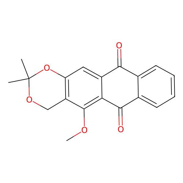 2D Structure of 5-methoxy-2,2-dimethyl-4H-naphtho[3,2-g][1,3]benzodioxine-6,11-dione