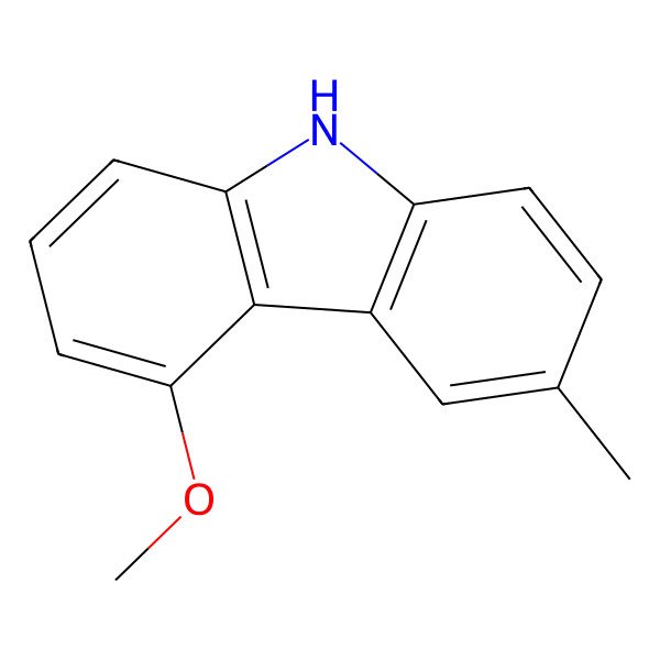 2D Structure of 5-methoxy-3-methyl-9H-carbazole