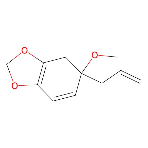 2D Structure of 5-methoxy-5-prop-2-enyl-4H-1,3-benzodioxole