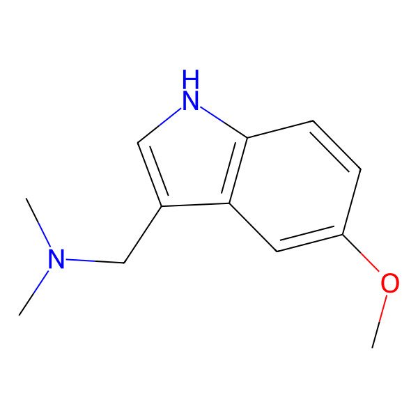 2D Structure of 5-Methoxygramine