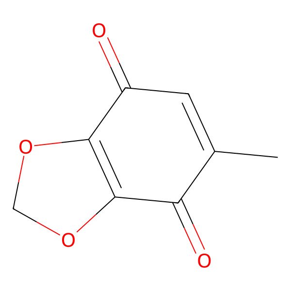 2D Structure of 5-Methyl-1,3-benzodioxole-4,7-dione