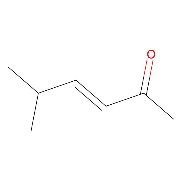 2D Structure of 5-Methyl-3-hexen-2-one