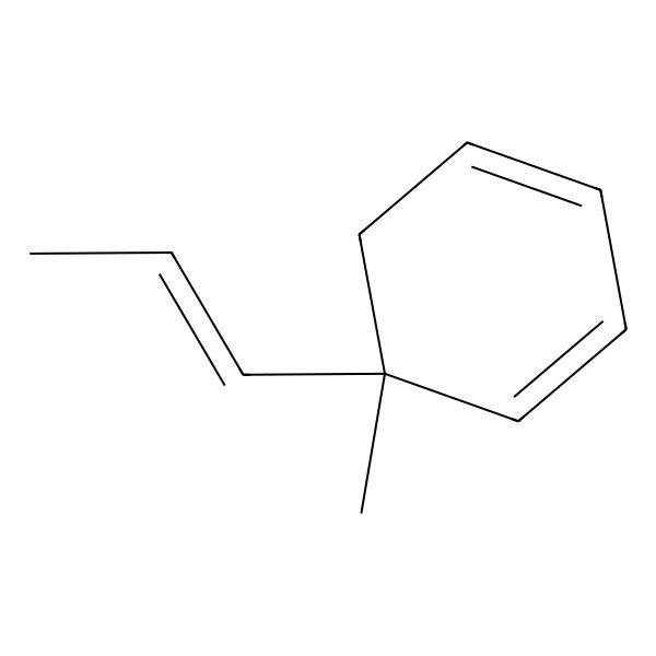 2D Structure of 5-Methyl-5-prop-1-enylcyclohexa-1,3-diene