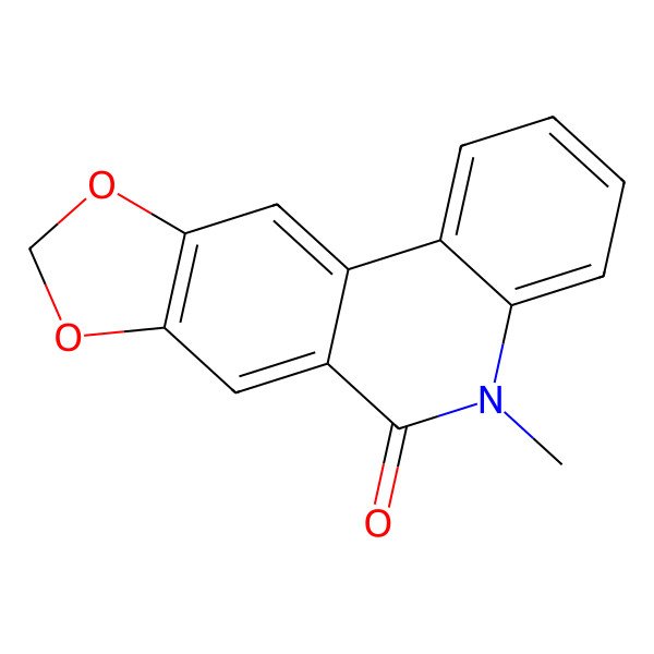 2D Structure of 5-Methyl-9H-[1,3]dioxolo[4,5-j]phenanthridin-6(5H)-one