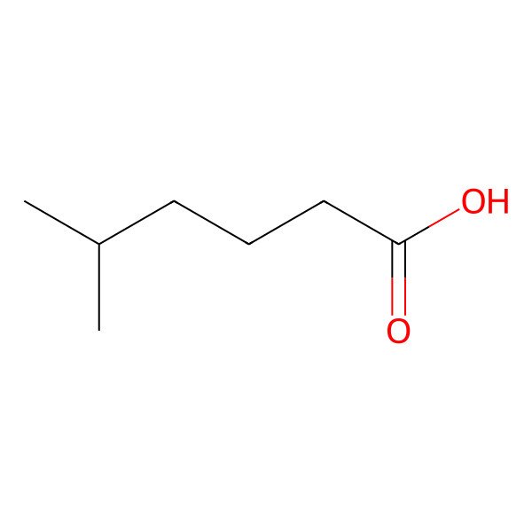 2D Structure of 5-Methylhexanoic acid