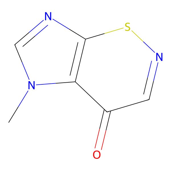 2D Structure of 5-Methylimidazo[4,5-e][1,2]thiazin-4-one