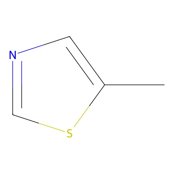 2D Structure of 5-Methylthiazole