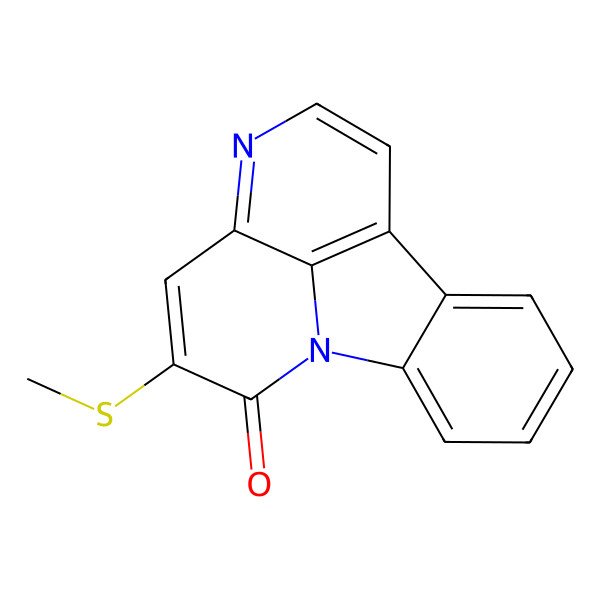 2D Structure of 5-(Methylthio)canthin-6-one