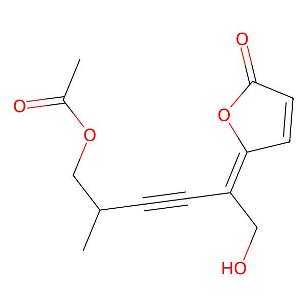 2D Structure of 5'-O-acetylaporpinone A