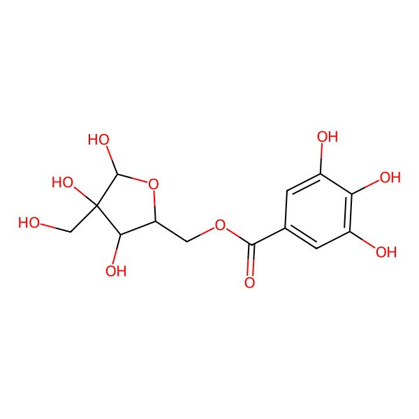 2D Structure of 5-O-Galloylhamamelofuranose