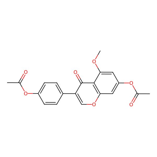 2D Structure of 5-O-Methylgenistein diacetate 2D Structure of 5-O-Methylgenistein diacetate