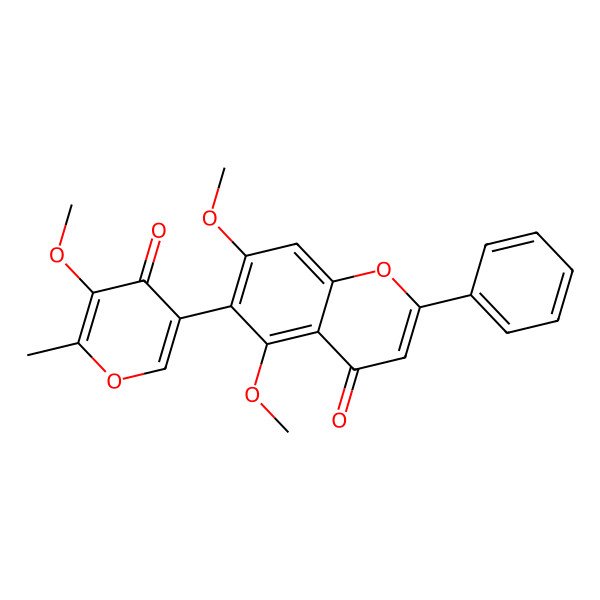 2D Structure of 5-O-Methylhoslundin 2D Structure of 5-O-Methylhoslundin