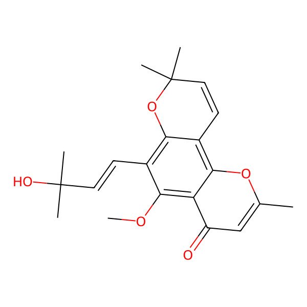 2D Structure of 5-O-methylsorbifolin