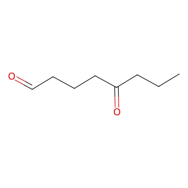 2D Structure of 5-Oxooctanal