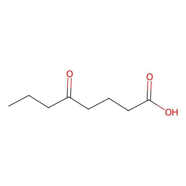 2D Structure of 5-Oxooctanoic acid