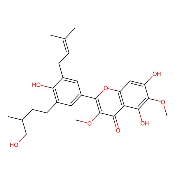 2D Structure of 5'-Prenylaliarin