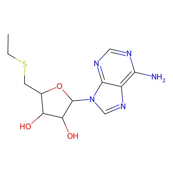 2D Structure of 5'-S-ethyl-5'-thioadenosine