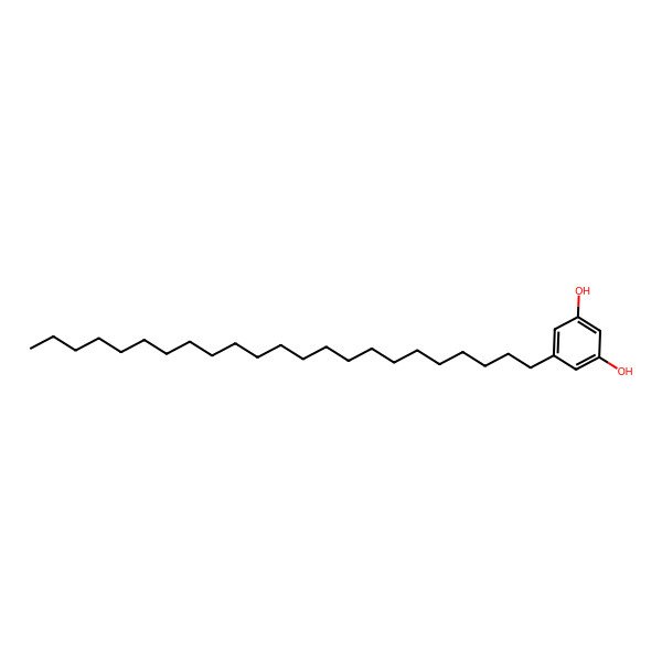 2D Structure of 5-Tricosyl-1,3-benzenediol