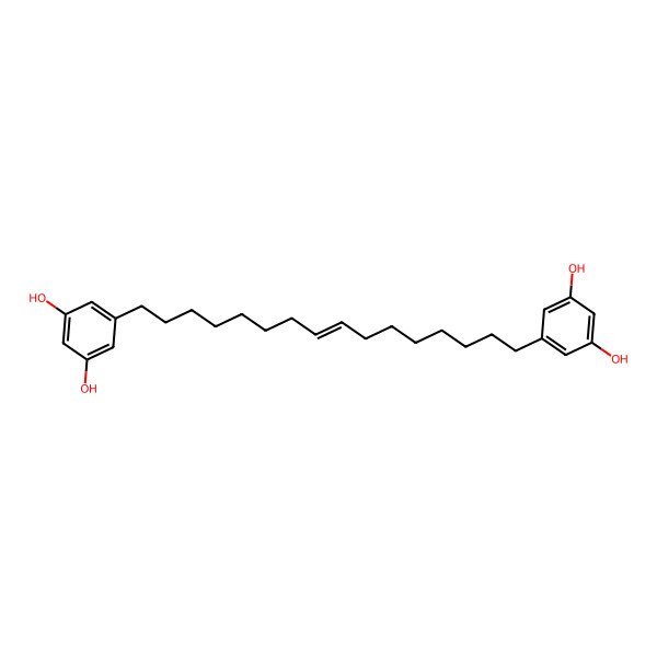 2D Structure of 5-[(Z)-16-(3,5-dihydroxyphenyl)hexadec-8-enyl]benzene-1,3-diol